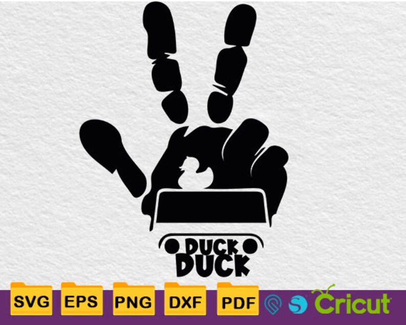 Peace Duck Duck Wave Svg For Cricut Files Creativity And Fun Digital