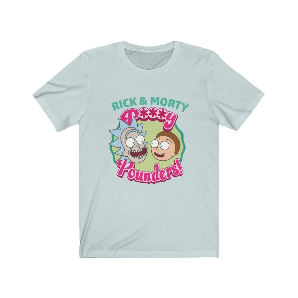 Rick and Morty Naked Shower Shirt  retromatti made and designed in canada