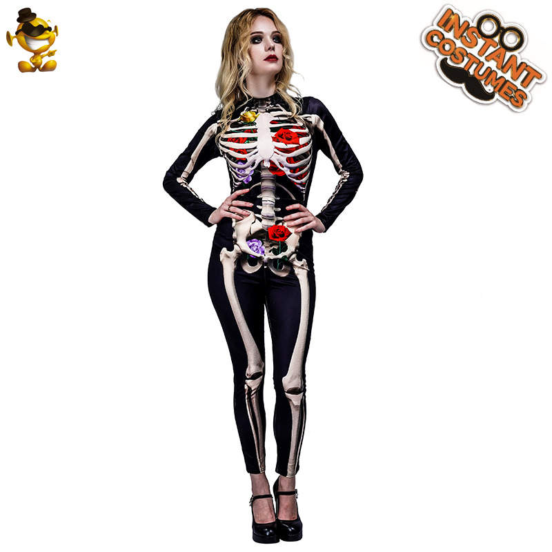 Spirit Halloween Womens Skeleton Costume  Halloween Costumes Women Hot  Skeleton - Scary Costumes - Aliexpress