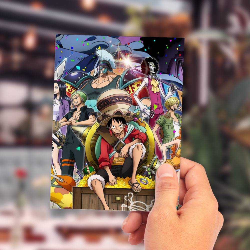 anime one piece luffy | Greeting Card