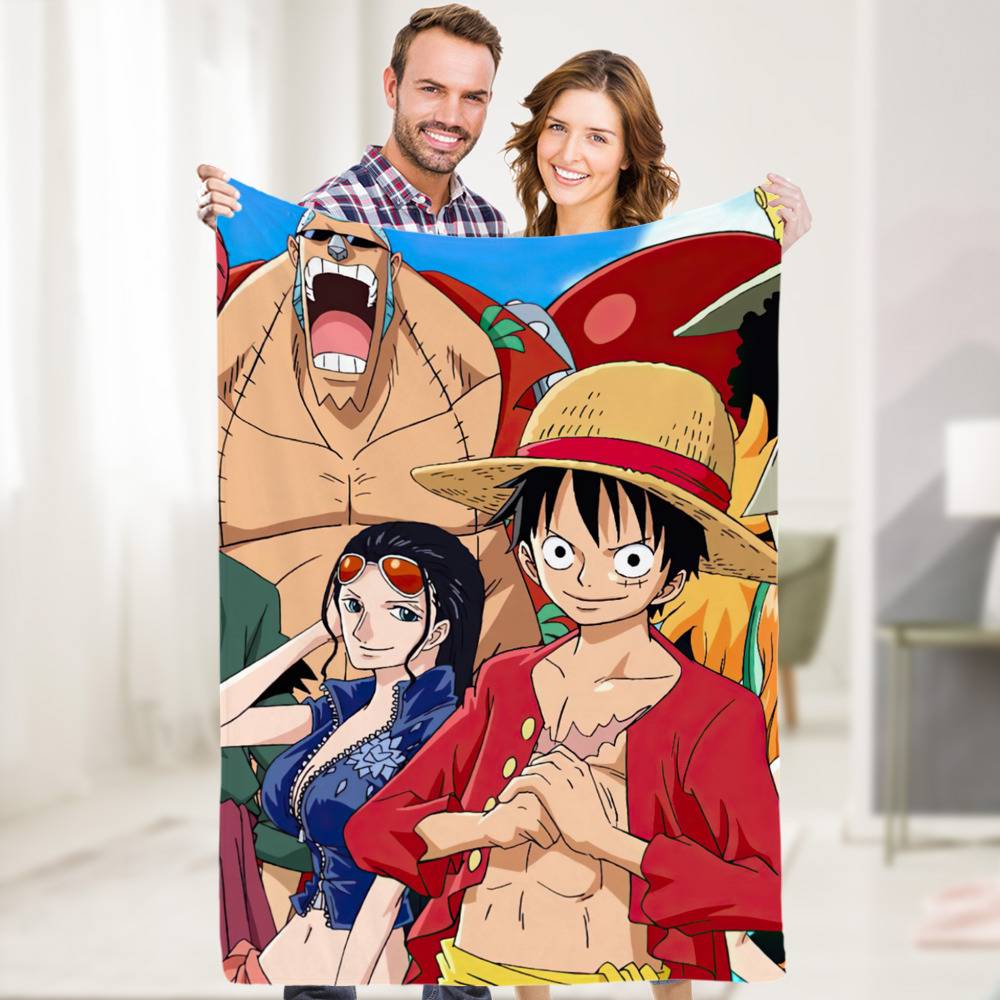 Monkey D Luffy Wanted Poster One Piece Anime Blanket, One Piece Merchandise  - Wiseabe Apparels