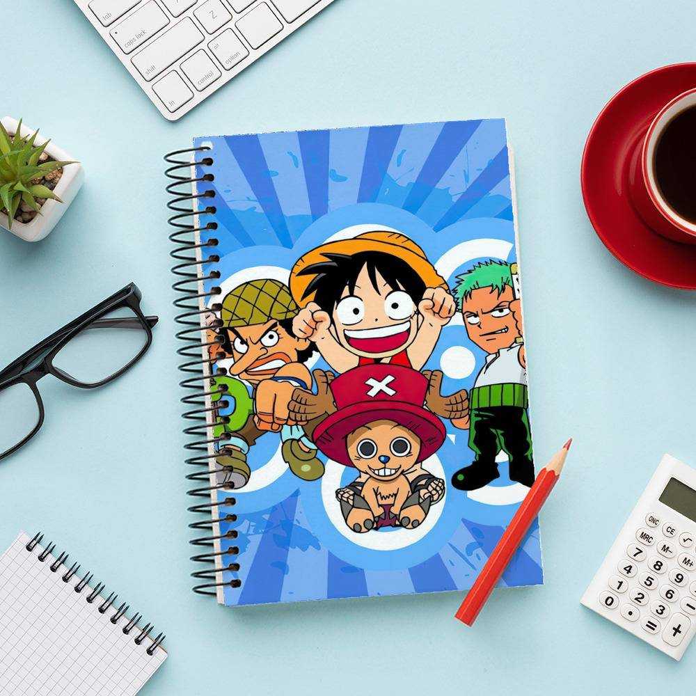 One Piece Notebooks - One Piece Crew Characters Anime Notebook For