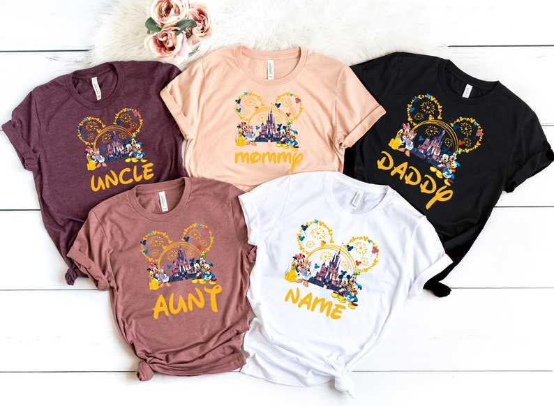 Aunt shirt Personalized Disney gift, Minnie Mouse ears and cute