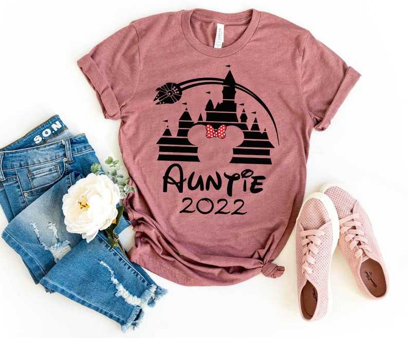 Disney Aunt Shirt, Disney Auntie 2022 shirt#4