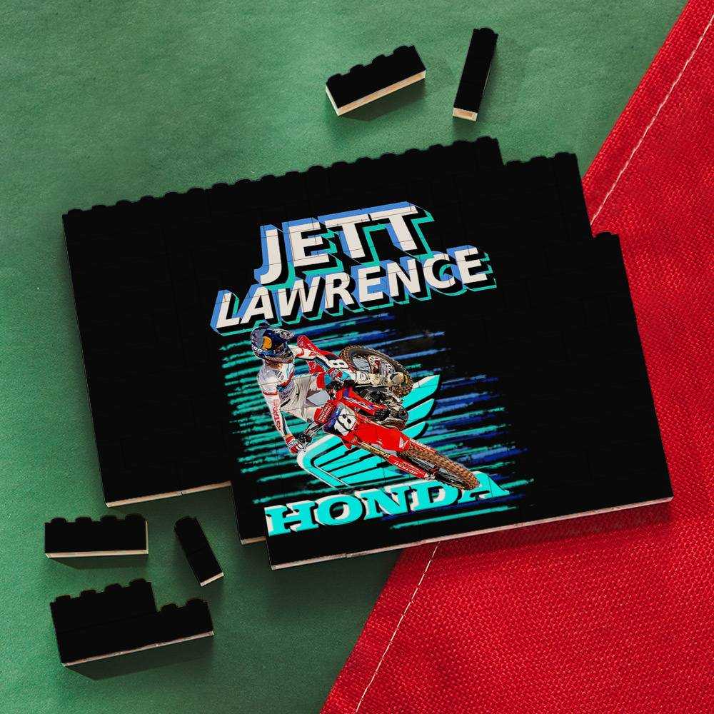 Jett Lawrence Merch Building Blocks Gift for Fans Mx Champ Motocross Building Blocks