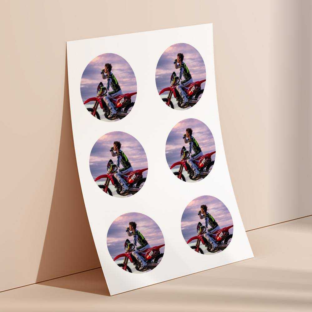Jett Lawrence round stickers decorative stickers gift for fans Jettson 18