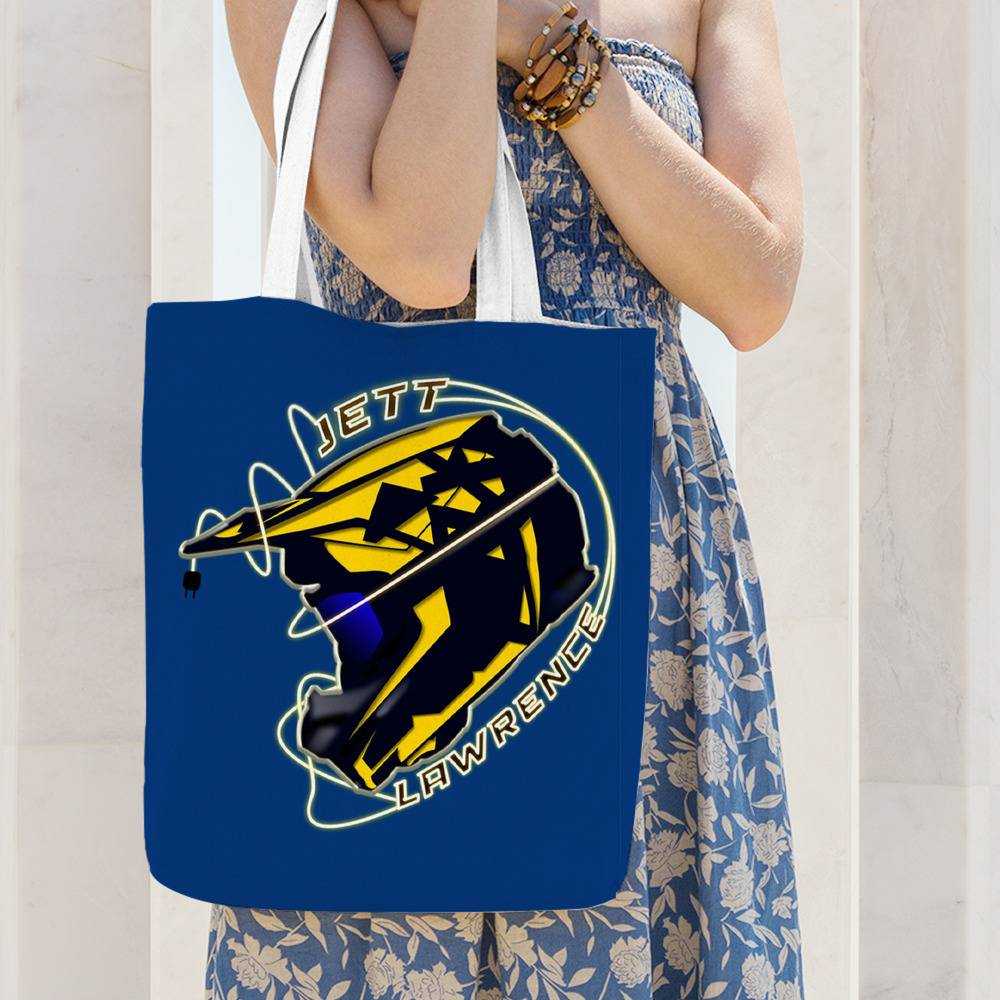 Jett Lawrence Totebag Classic Celebrity Totebag Helmet Totebag