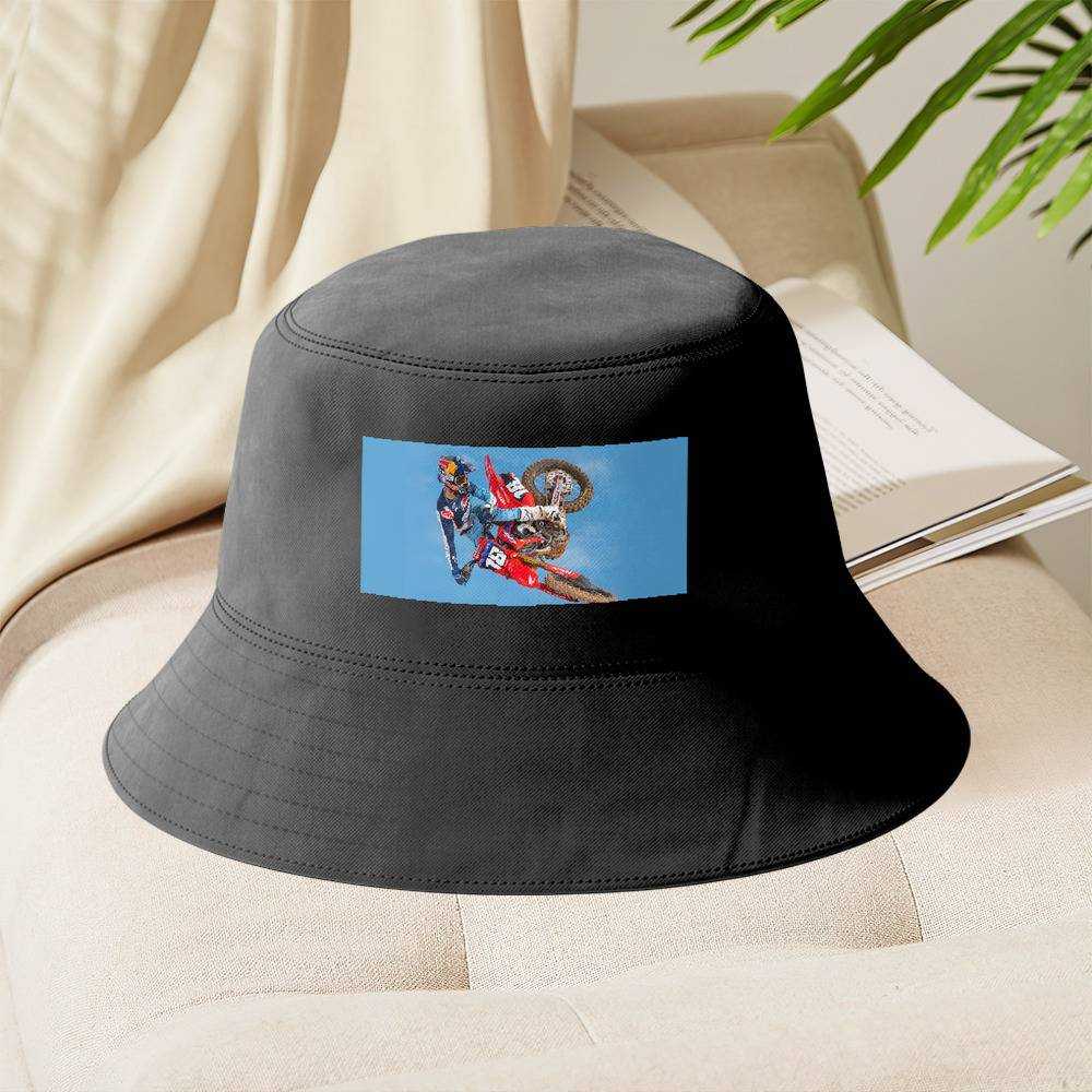 Jett Lawrence Bucket Hat Unisex Sun Hat Gifts for Jett Lawrence Fans Monster Energy 250 Fisherman Hat