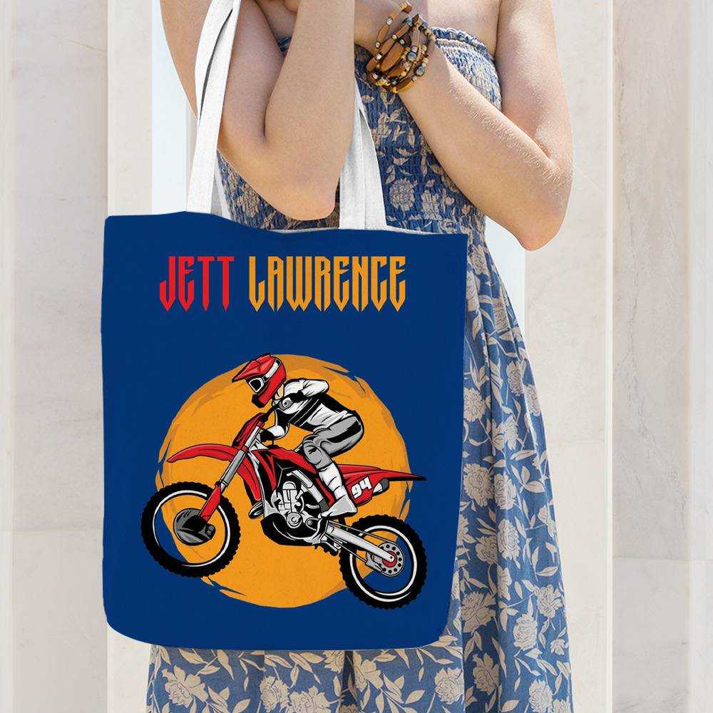 Jett Lawrence Totebag Classic Celebrity Totebag Logo Totebag