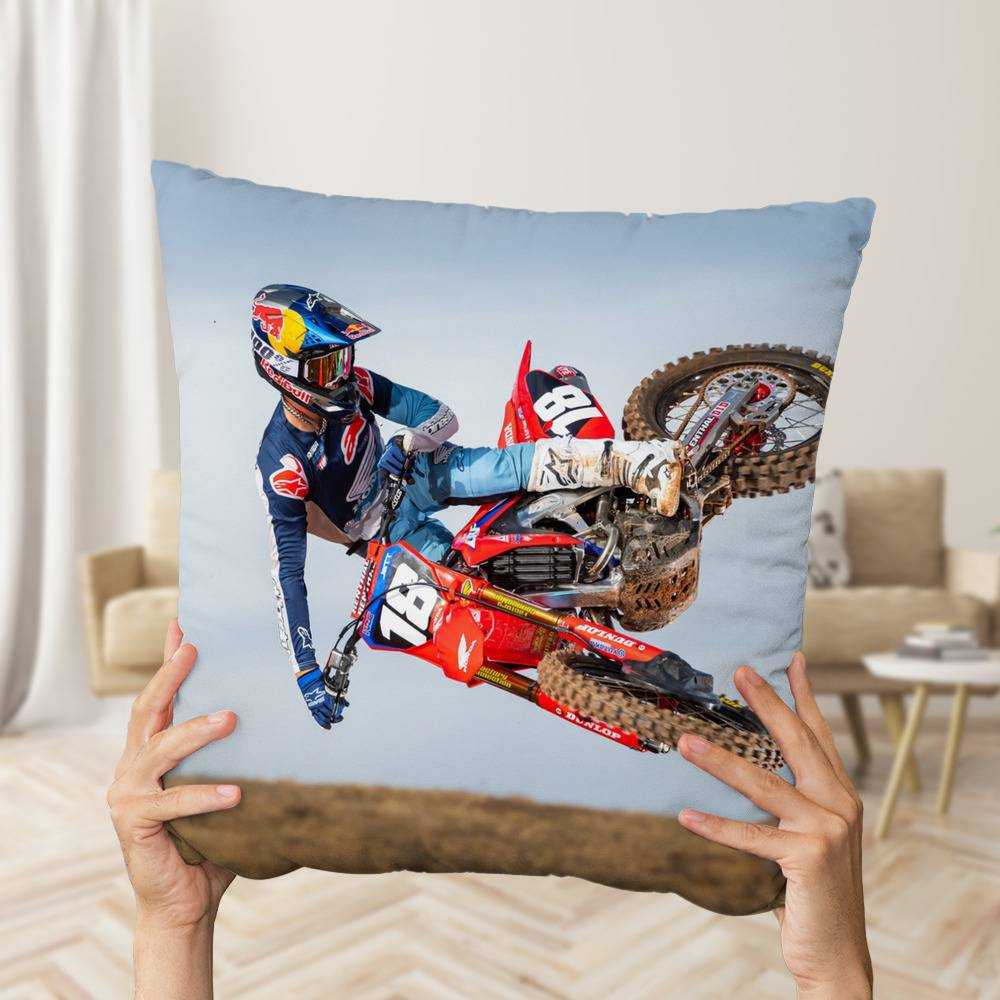 Jett Lawrence Pillow Classic Celebrity Pillow Dirt Bike 250 Pillow