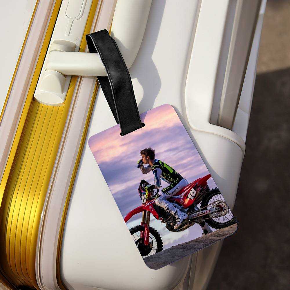 Jett Lawrence Luggage Tag Classic Celebrity Luggage Tag Jettson 18 by Jett Lawrence Luggage Tag