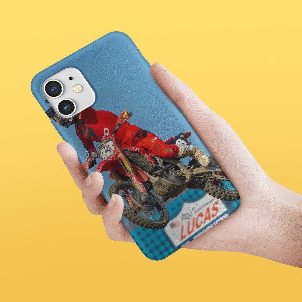 Jett Lawrence Phone Case Salutes for His First AMA Pro Motocross Victory Phone Case