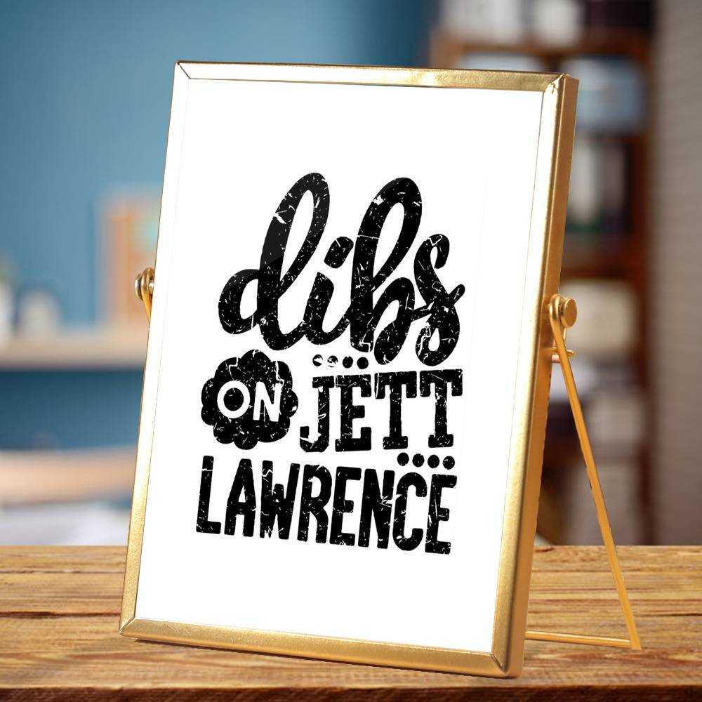 Jett Lawrence Plaque Classic Celebrity Plaque Drawing by Jett Lawrence Plaque with Golden Frame