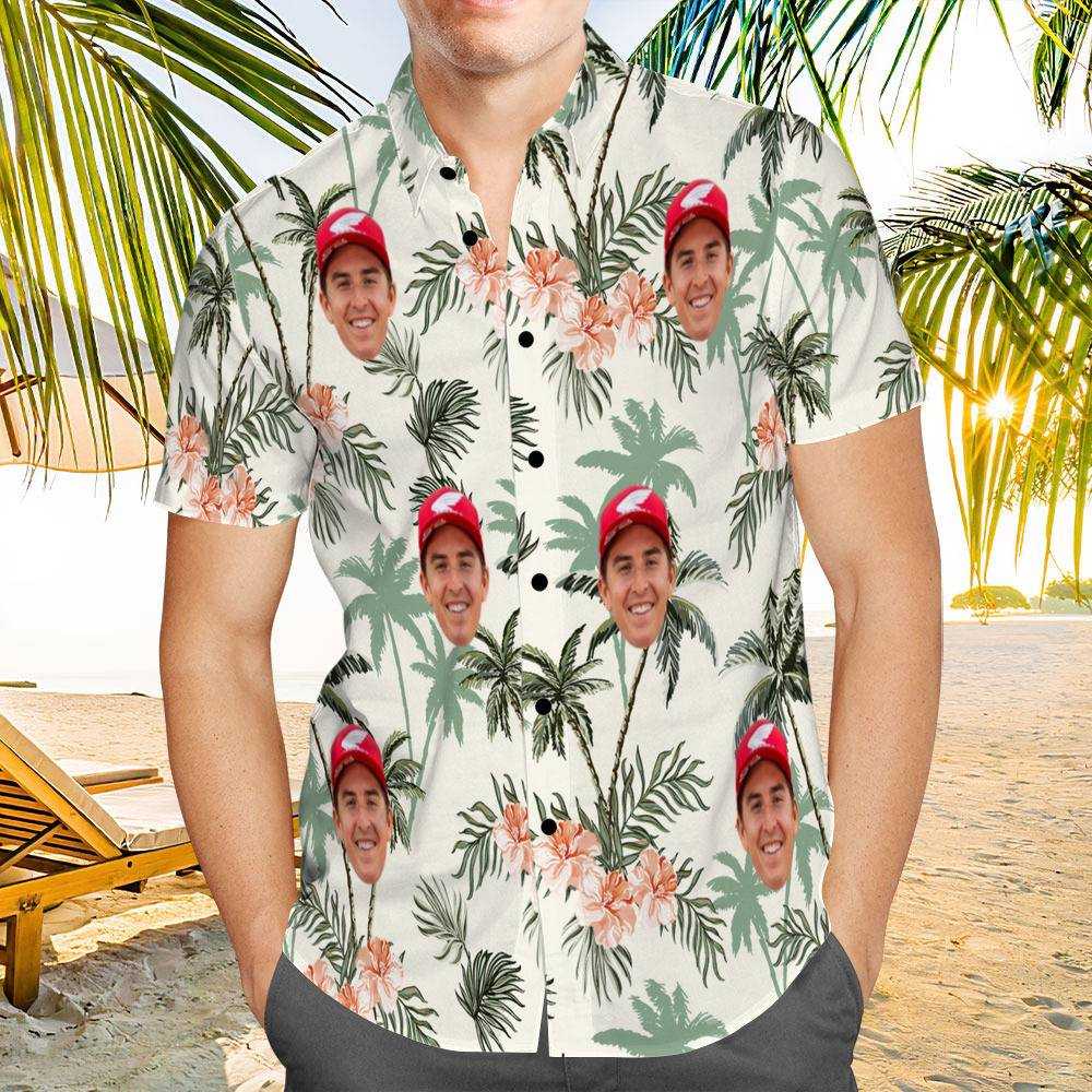 Jett Lawrence Hawaiian Shirt Custom Photo Hawaiian Shirt Vintage Print Hawaiian Shirt
