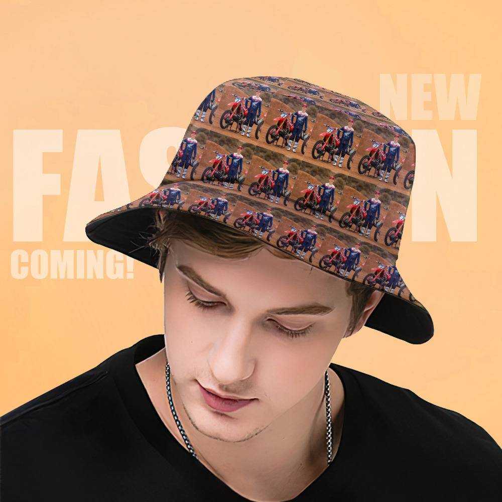 Jett Lawrence Fisherman Hat Unisex Fashion Bucket Hat Gifts For Jett Lawrence Fans Jett And Hunter Lawrence