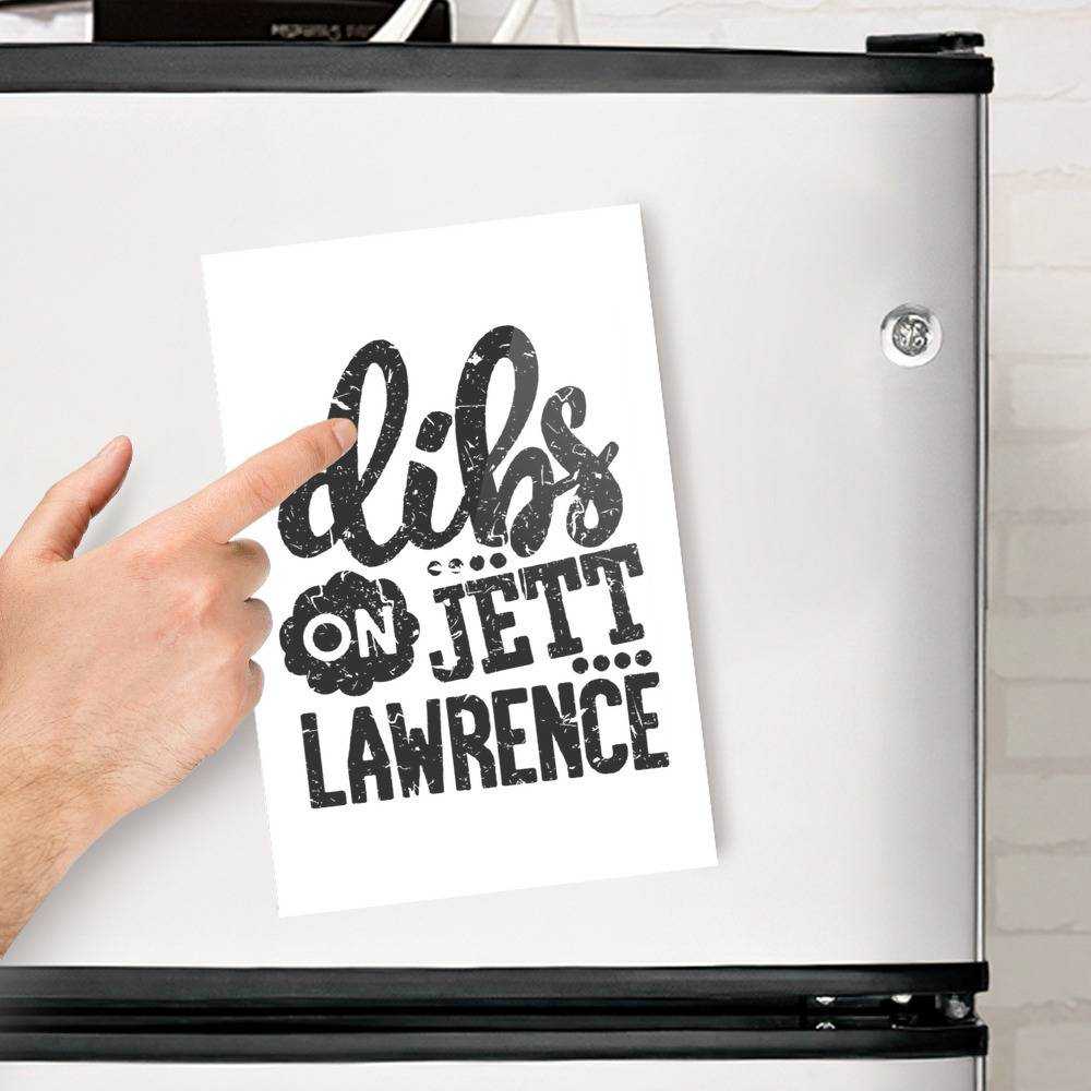 Jett Lawrence Fridge Magnet Drawing Fridge Magnet