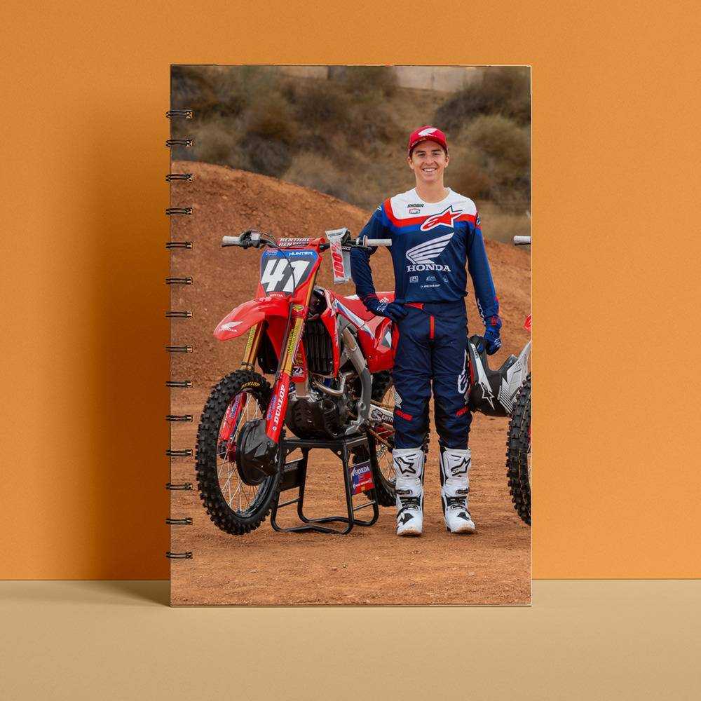 Jett Lawrence Spiral Bound Notebook Journal Diary Gift for Fans Jett And Hunter Lawrence Notebook