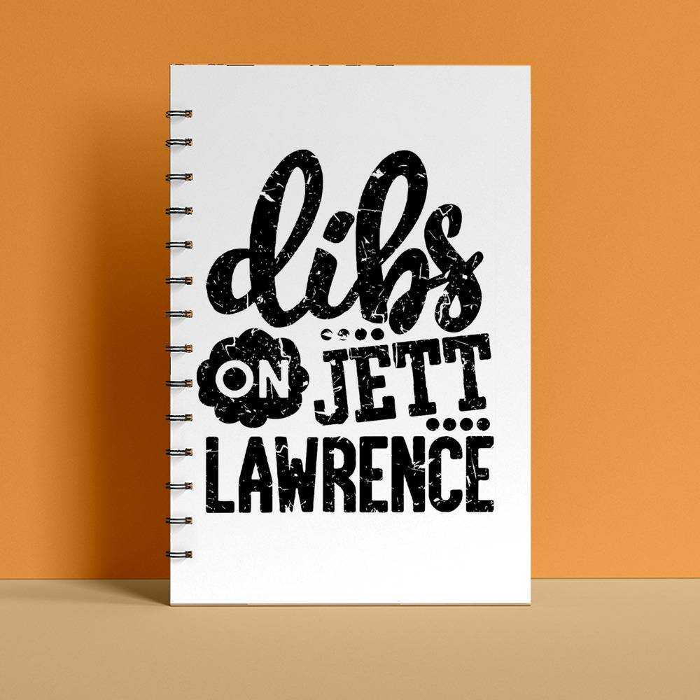 Jett Lawrence Spiral Bound Notebook Journal Diary Gift for Fans Drawing Notebook