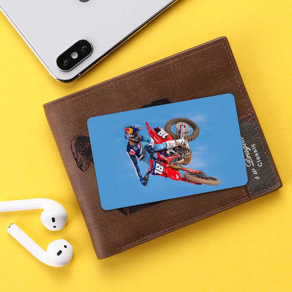 Jett Lawrence Wallet Insert Card Classic Celebrity Wallet Insert Card Monster Energy 250 by Jett Lawrence Wallet Insert Card