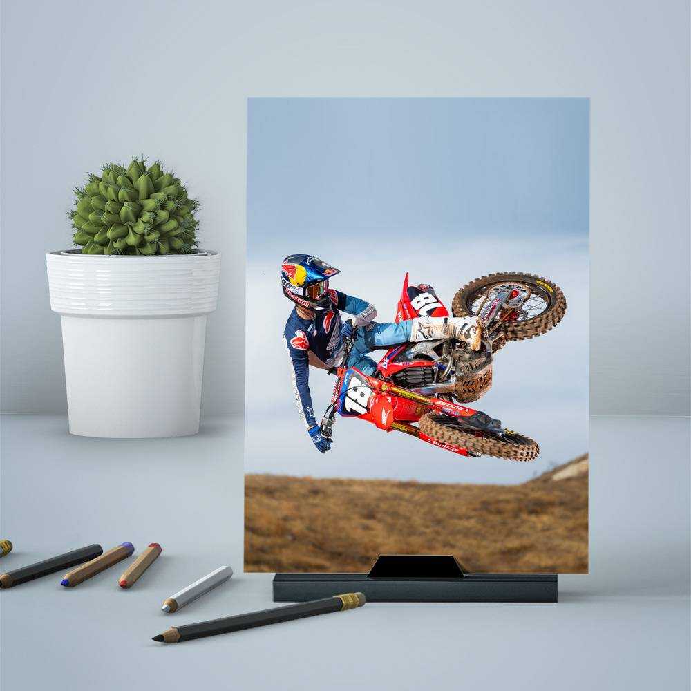 Jett Lawrence Greeting Card Classic Celebrity Greeting Card Dirt Bike 250 by Jett Lawrence Greeting Card