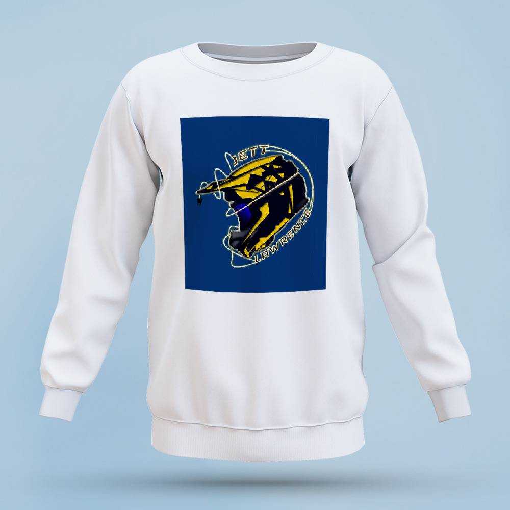Jett Lawrence Sweatshirt Classic Celebrity Sweatshirt Helmet Sweatshirt