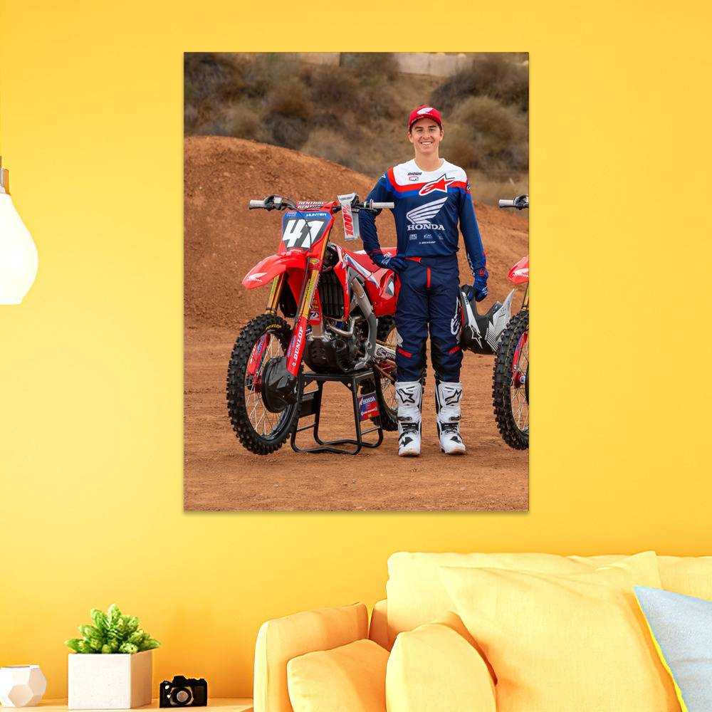 Jett Lawrence Merch Poster Art Wall Poster Sticky Poster Gift for Fans Jett And Hunter Lawrence Poster