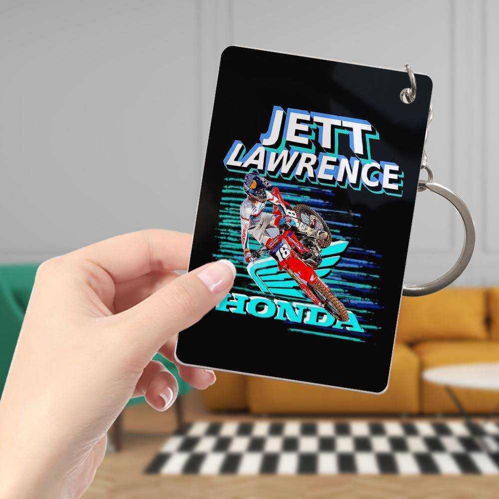 Jett Lawrence Keychain Classic Celebrity Keychain Mx Champ Motocross by Jett Lawrence Keychain