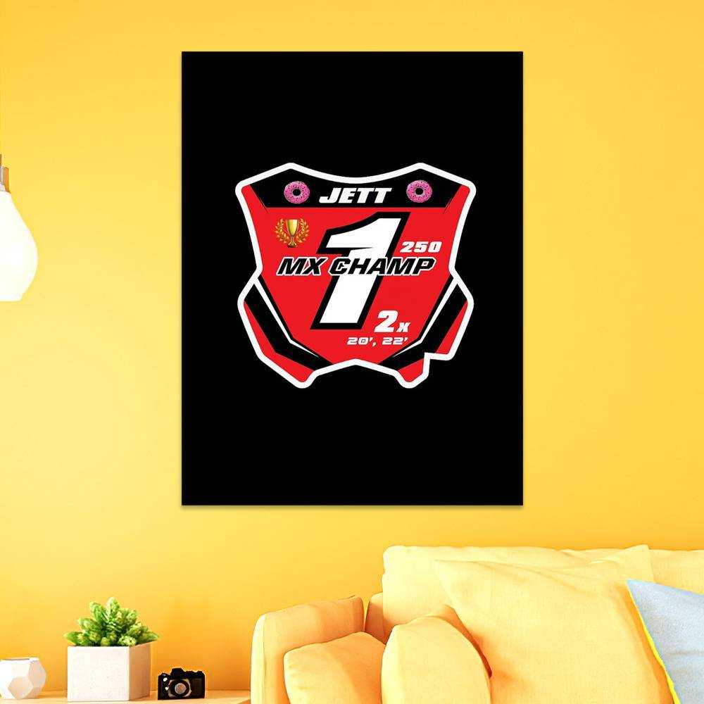 Jett Lawrence Merch Poster Art Wall Poster Sticky Poster Gift for Fans Championship Poster