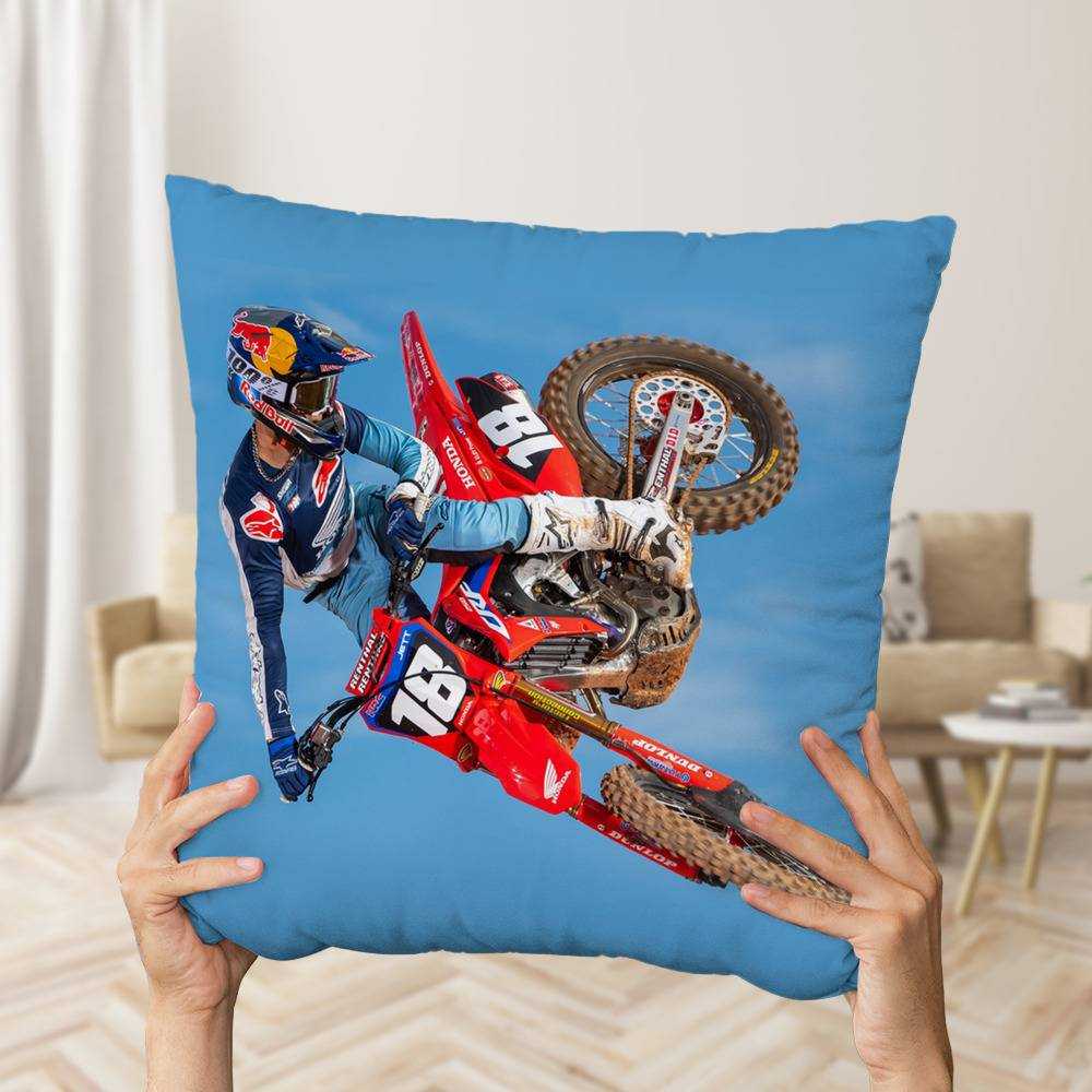 Jett Lawrence Pillow Classic Celebrity Pillow Monster Energy 250 Pillow