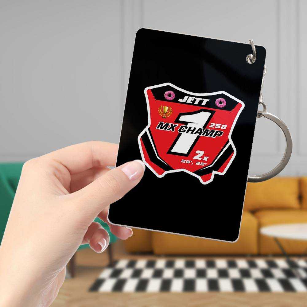 Jett Lawrence Keychain Classic Celebrity Keychain Championship by Jett Lawrence Keychain