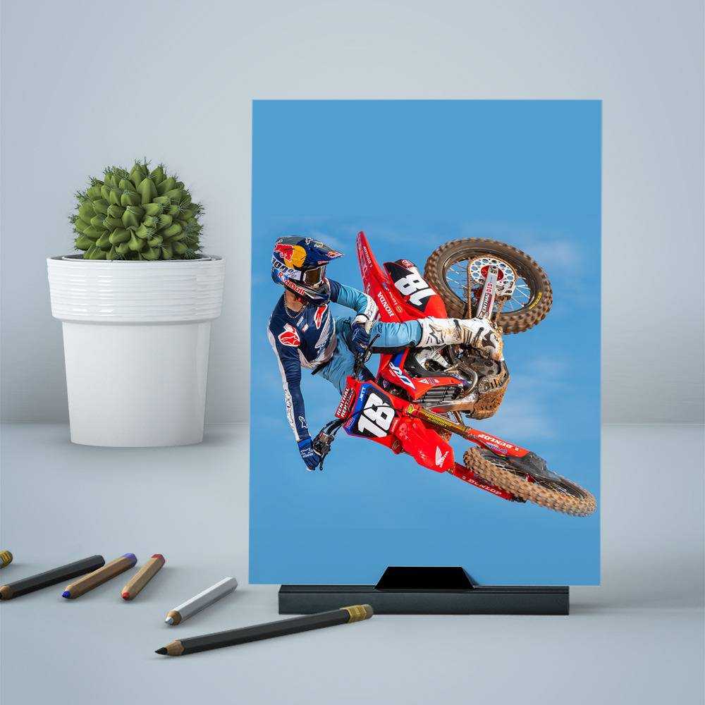 Jett Lawrence Greeting Card Classic Celebrity Greeting Card Monster Energy 250 by Jett Lawrence Greeting Card