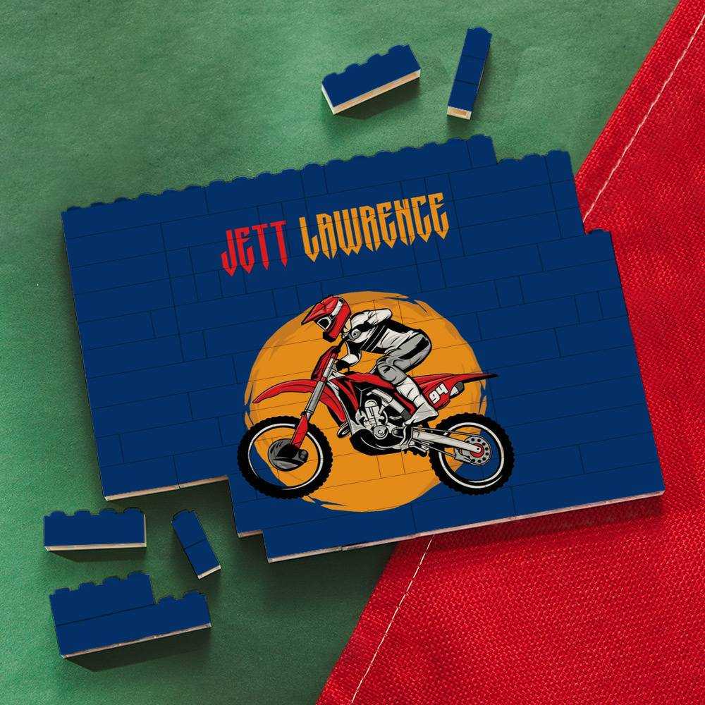 Jett Lawrence Merch Building Blocks Gift for Fans Logo Building Blocks