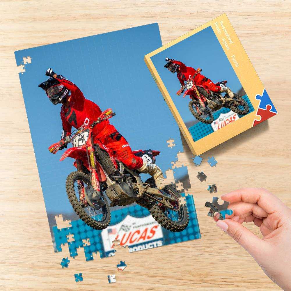 Jett Lawrence Puzzle Salutes for His First AMA Pro Motocross Victory Puzzle
