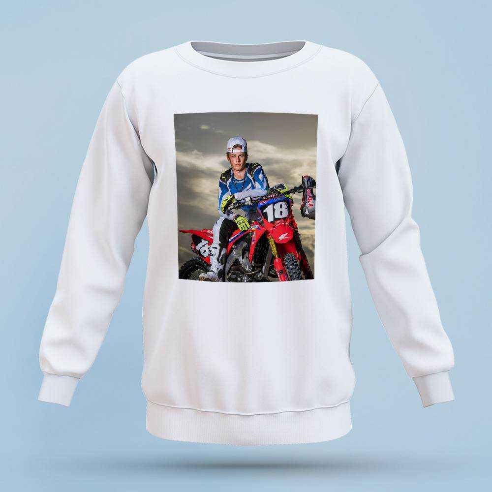 Jett Lawrence Sweatshirt Classic Celebrity Sweatshirt Motocross Sweatshirt