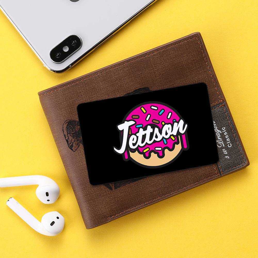 Jett Lawrence Wallet Insert Card Classic Celebrity Wallet Insert Card Donut by Jett Lawrence Wallet Insert Card