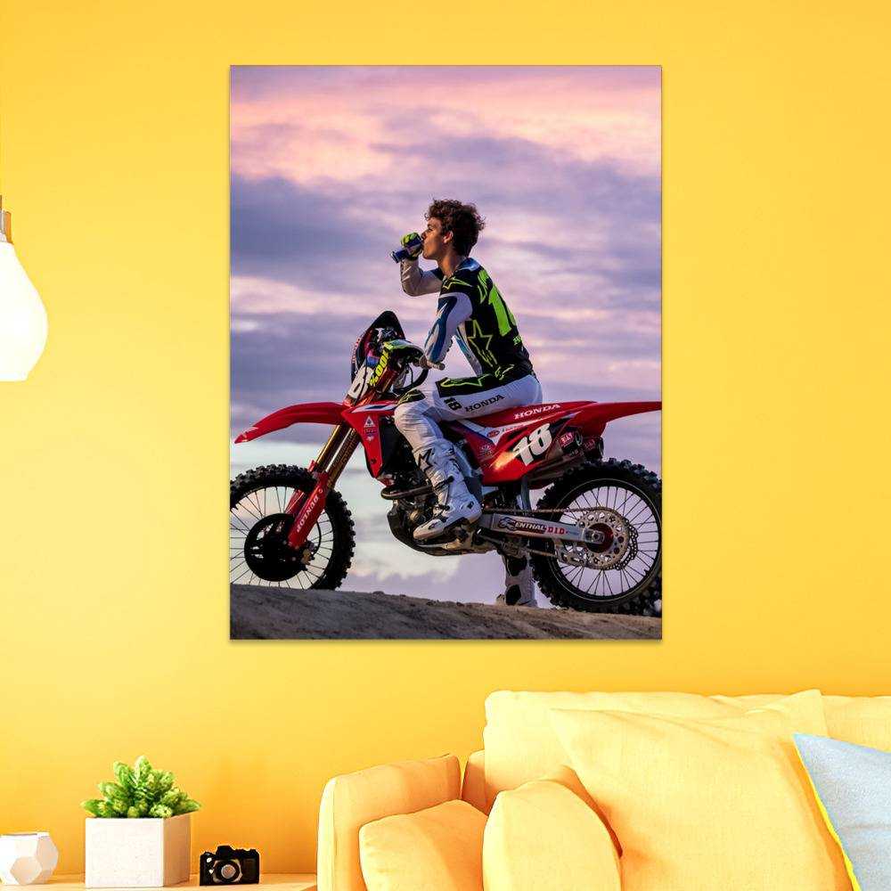 Jett Lawrence Merch Poster Art Wall Poster Sticky Poster Gift for Fans Jettson 18 Poster