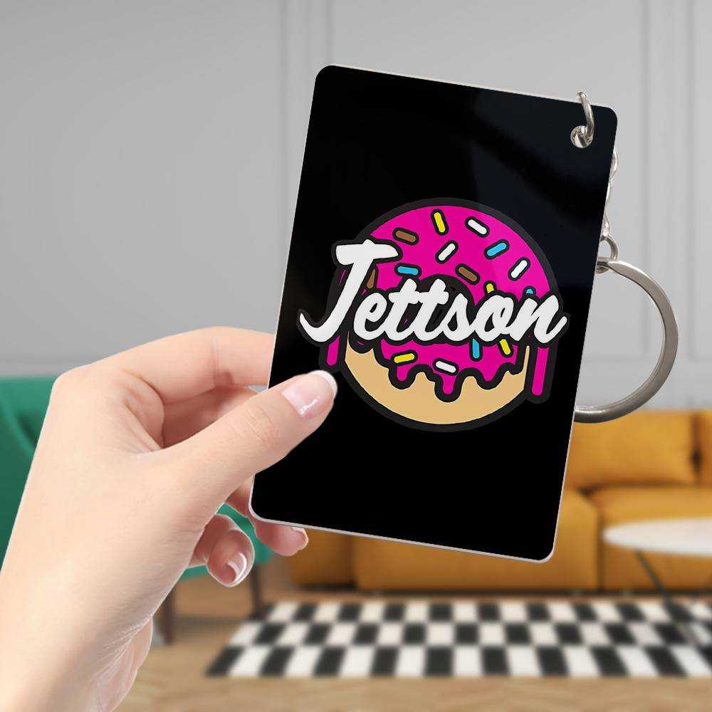 Jett Lawrence Keychain Classic Celebrity Keychain Donut by Jett Lawrence Keychain