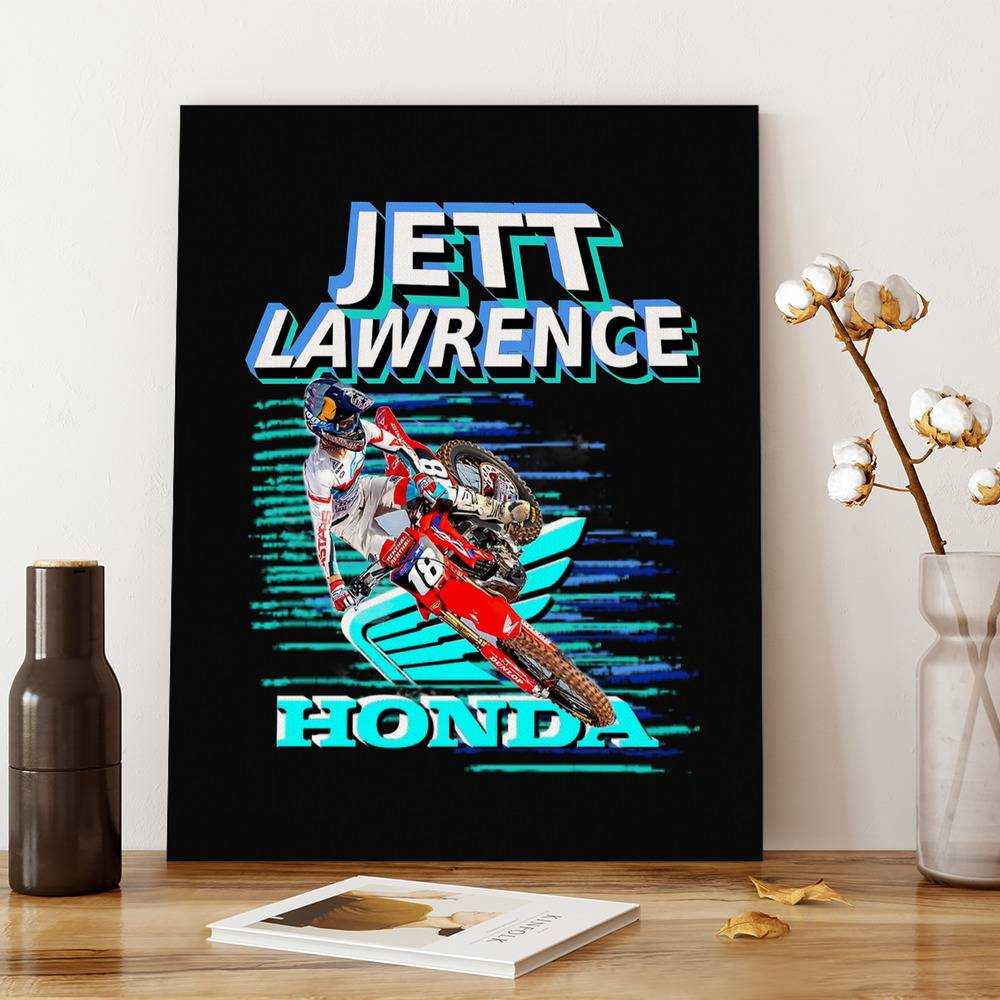 Jett Lawrence Canvas Classic Celebrity Canvas Mx Champ Motocross by Jett Lawrence Canvas