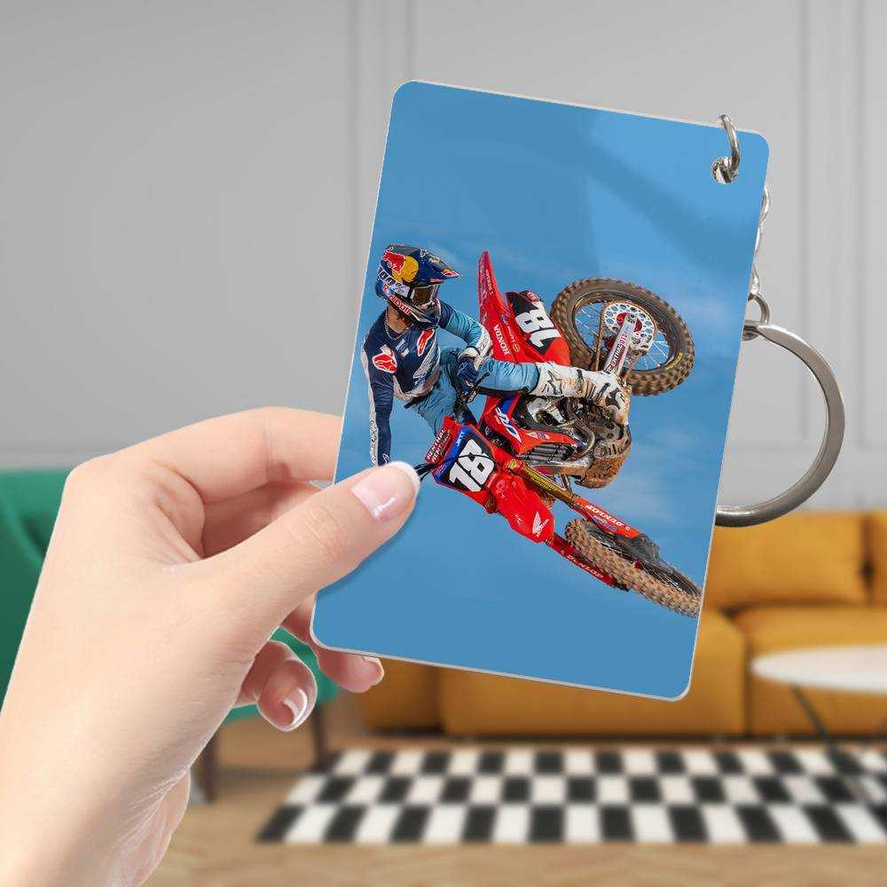 Jett Lawrence Keychain Classic Celebrity Keychain Monster Energy 250 by Jett Lawrence Keychain