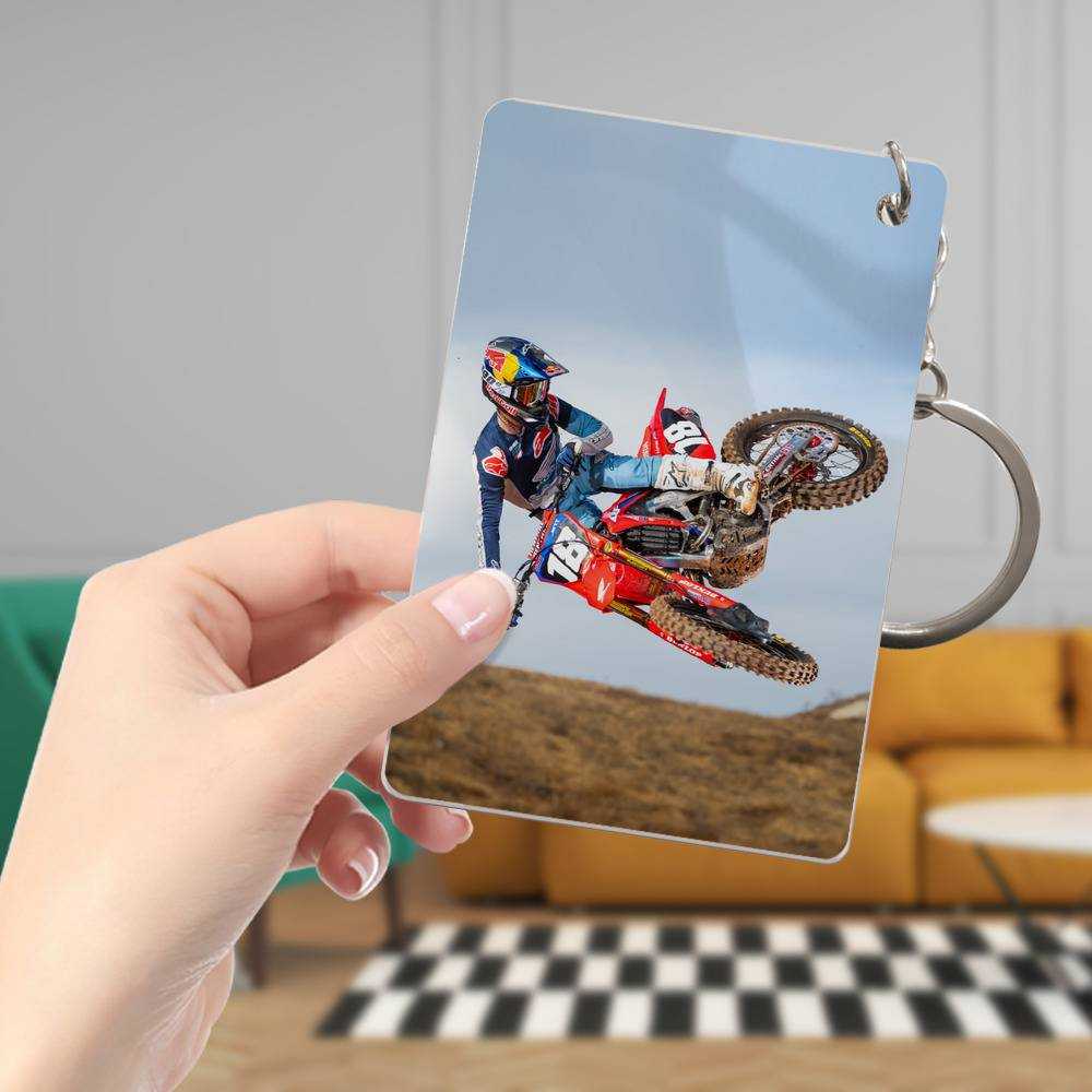 Jett Lawrence Keychain Classic Celebrity Keychain Dirt Bike 250 by Jett Lawrence Keychain