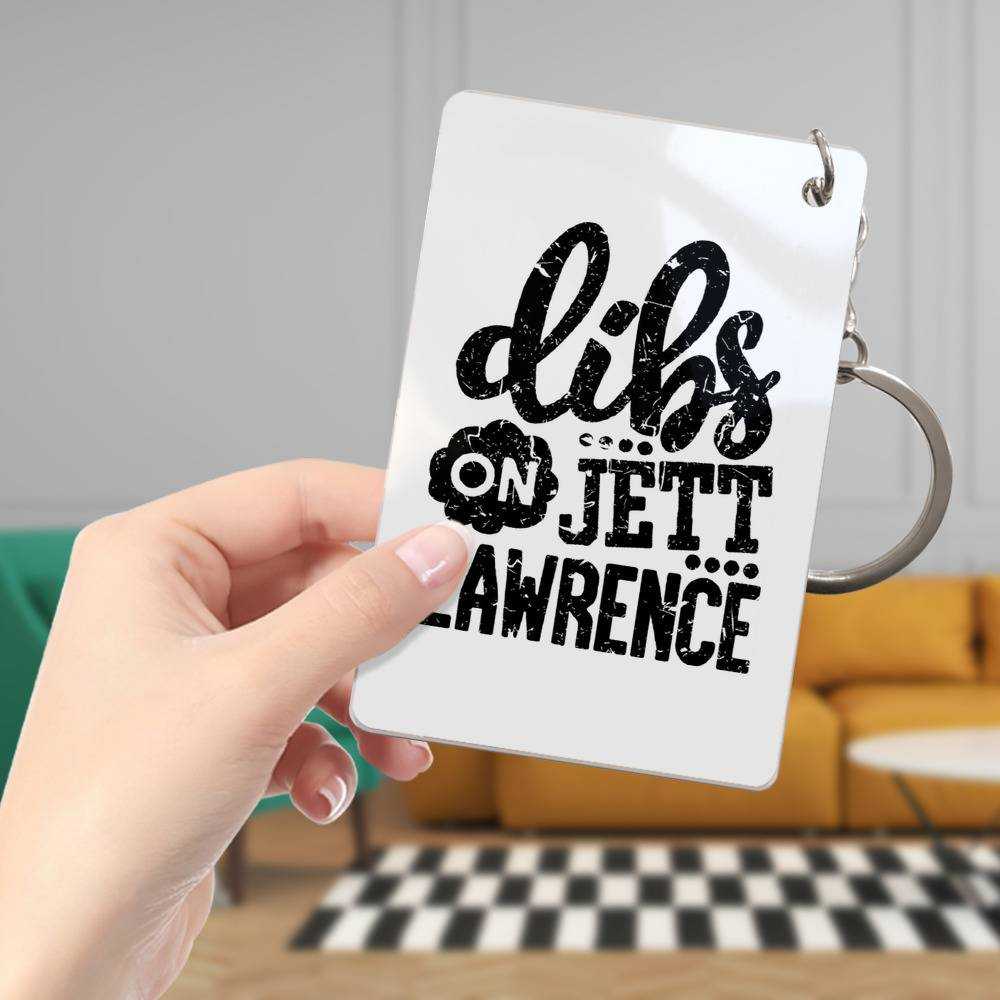 Jett Lawrence Keychain Classic Celebrity Keychain Drawing by Jett Lawrence Keychain