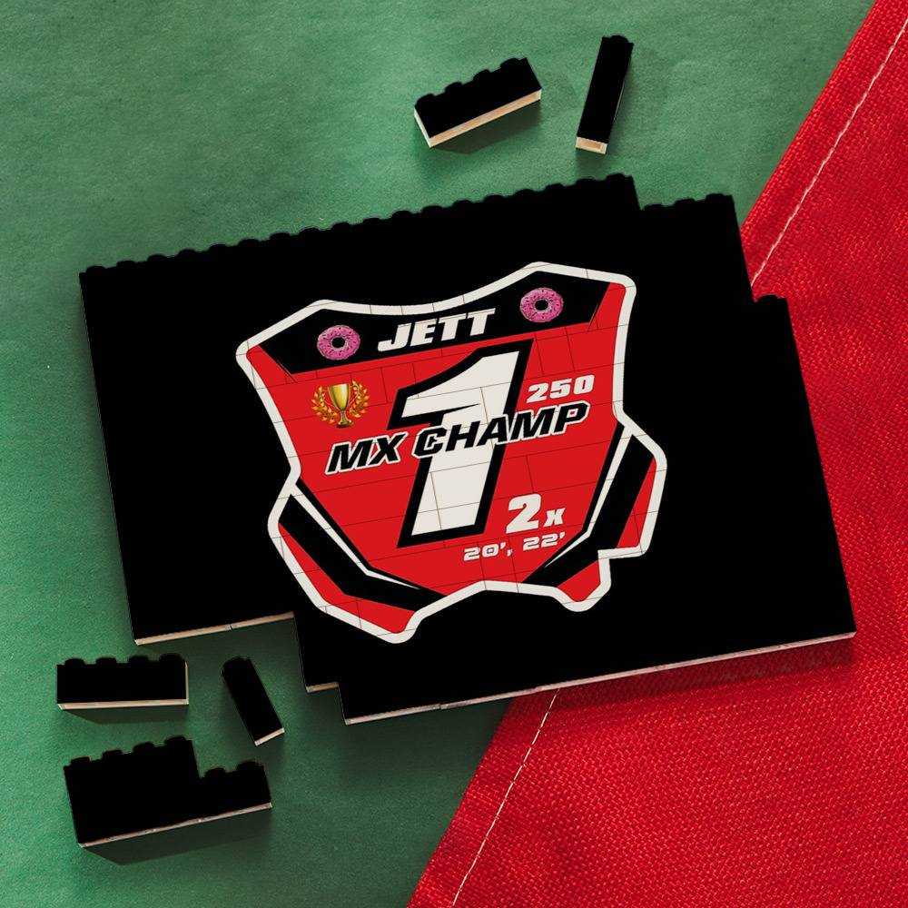 Jett Lawrence Merch Building Blocks Gift for Fans Championship Building Blocks