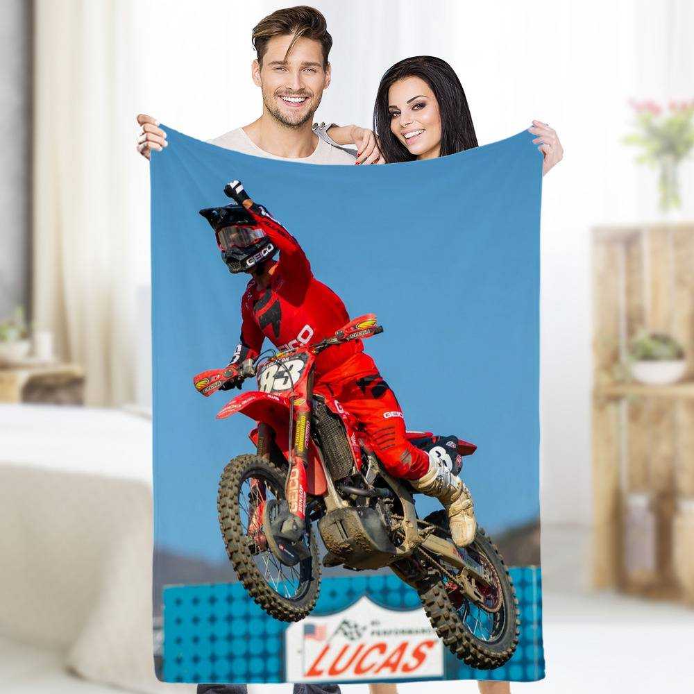 Jett Lawrence Blanket Salutes for His First AMA Pro Motocross Victory Blanket
