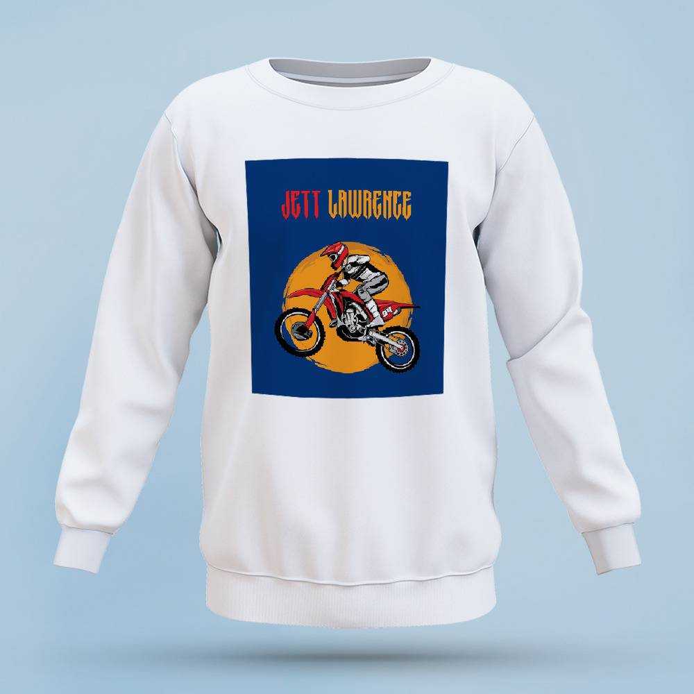 Jett Lawrence Sweatshirt Classic Celebrity Sweatshirt Logo Sweatshirt