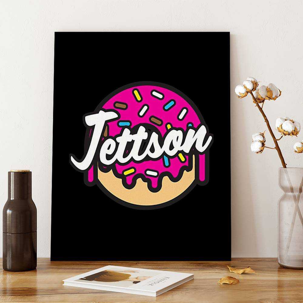 Jett Lawrence Canvas Classic Celebrity Canvas Donut by Jett Lawrence Canvas