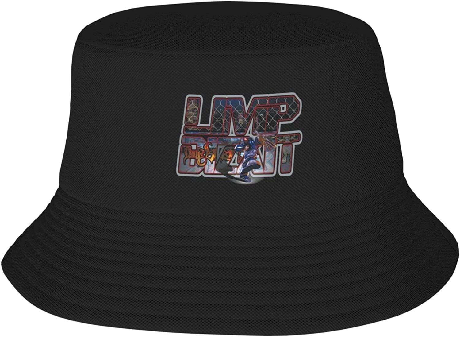 Bucket Hat for Women Men Limp Rock Bizkit Bucket Cap Unisex Black Limp bizkit Bucket#1