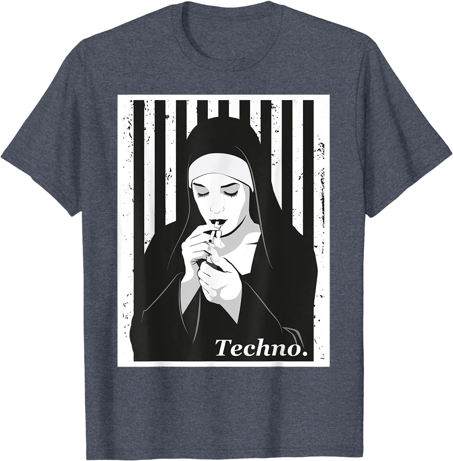 Camiseta Sin Mangas 'Menos Drama, Más Techno' - Estampado Música Electrónica, Para Festivales Y Ravers