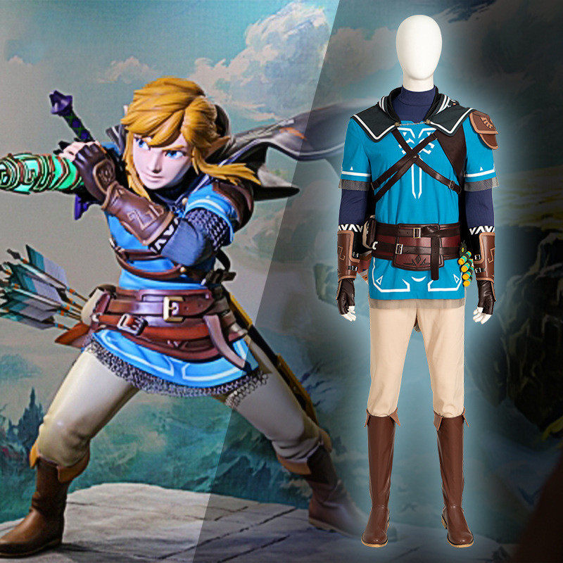 The Legend of Zelda: Breath of the Wild Link Cosplay Costume - Premium –  Gcosplay