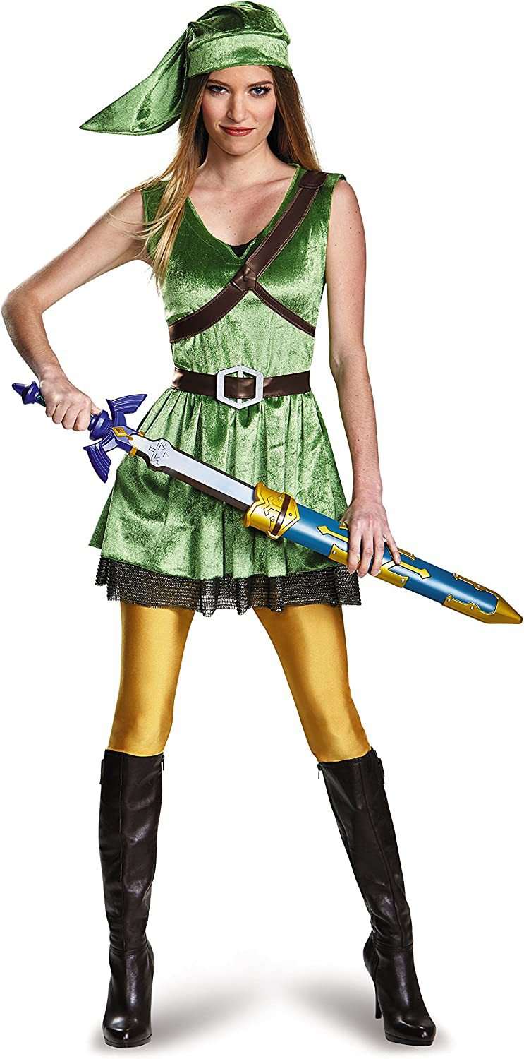 Link Cosplay Women s Legend of Zelda Link Adult Costume