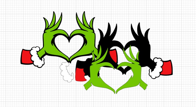Grinch Heart SVG Grinchmas , The Grinch Svg | thegrinchsvg.com